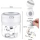 thumbnail image 3 of Electric Mini Garlic Chopper, Food Chopper, Mini Food Processors, Wireless Portable Kitchen Food Mixer with USB Charging, Powerful Easy Cleaning, 3 of 5
