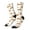 2 Black-2, variant on Labrador Retriever Dog Crew Socks for Men & Women, Breathable Casual Athletic Ankle Socks