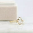 thumbnail image 4 of solitaire jewels 2CT Bezel Set Pear Moissanite Engagement Ring For Women, 14K Yellow Gold, 4 of 6