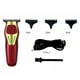 thumbnail image 4 of Cortadora de cabello para hombres Salvador Cortapelos electrico Carga USB Recortadora de barba Portátil Rojo, 4 of 5