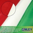 thumbnail image 5 of Anley EverStrong Series Embroidery Italy Flag 3x5 Foot Heavy Duty 210D Polyester - Italian National Banner Flags, 5 of 7