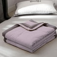 thumbnail image 4 of Cooling Blanket for Hot Sleepers, Cool Summer Comforter, 55"X79" Twin Cold Blankets for Night Sweat, Ultra-Cool Breathable Soft Lightweight Summer Comforters for Sleeping,Gray, 4 of 9