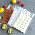 thumbnail image 3 of TFixol 10Pcs Disposable Ice Cube Bags Self-sealing Clear Ice Mold Fridge Freezer Ice Maker, 3 of 5
