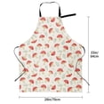 thumbnail image 5 of Uemuo Cartoon Flat Mushrooms Pattern Waterproof Apron Adjustable Dishwasher Apron- Apron for Women Men Heavy Duty Work Apron for Dishwashing Chemical Lab, 5 of 9