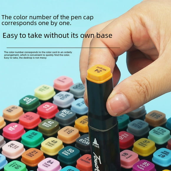 Rotulador de color táctil para niños, doble cabezal, herramientas especiales de pintura artística, bolígrafo de color