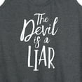 thumbnail image 3 of Instant Message - Devil Is A Liar - Women's Racerback Tank Top, 3 of 6