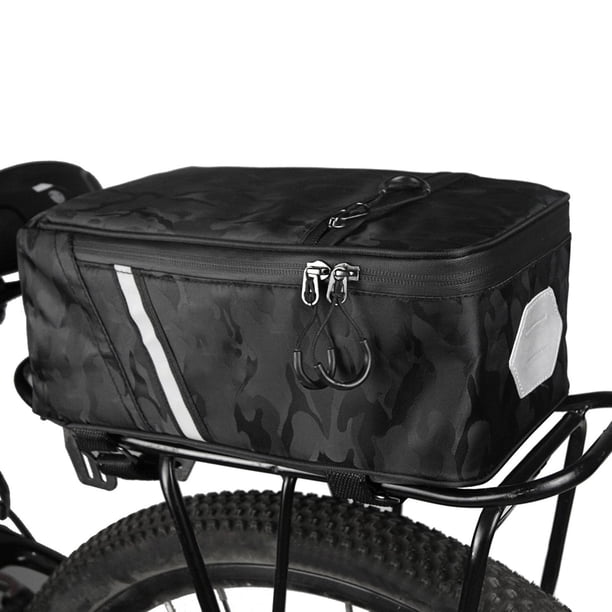Bolsa de bicicleta Bolsa trasera para bicicleta de 5L bolsa resistente al agua para maletero de bicicleta bolsa para asiento trasero de bicicleta eléctrica para ciclismo alforja
