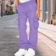 thumbnail image 2 of Gibobby Boys Pants Toddler Kids Little Boys Sweatpants 0-24Months 2T 3T 4T 5T 6T Basic Cozy Active Jogger Pants With Pockets School Pants Toddler Long Pants(5-6 Years,Light Purple), 2 of 6