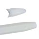 thumbnail image 4 of Removable Badminton Bat Handle Nylon Fiber Racket Floating Shockproof Grip Handle Kit White, 4 of 4