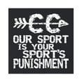 thumbnail image 2 of Go All Out Our Sport Is Your Sport's Punishment Cross Country Long Sleeve T-Shirt Mens, 2 of 3
