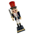 thumbnail image 6 of Gymnture Christmas Wooden Nutcracker Traditional Wooden Soldier Nutcracker Craft, 6 of 10