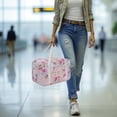 thumbnail image 6 of Floral Small Travel Duffel Bags for Spirit Airlines Lightweight Personal Item Bag Flower Print Underseat Carry on Weekender for Women, 6 of 9
