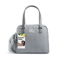 thumbnail image 4 of Fit & Fresh Laketown Lunch Bag, Large Lunch Tote, Reusable Insulated Lunch Bag for Work, Gray, 4 of 10