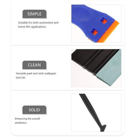 NICEXMAS 6-Pack Wallpaper Smoothing Kit with Assorted Colors for Easy Wall Decorating and Installation