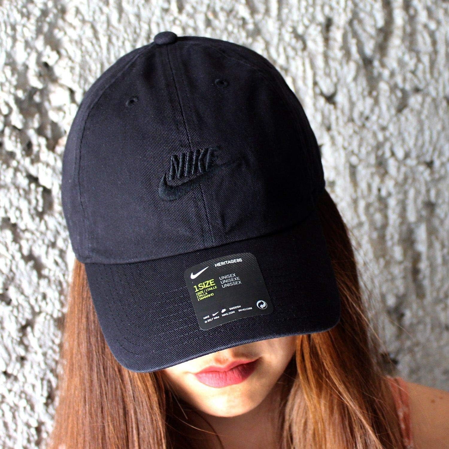 Unisex Sportswear Heritage86 Futura Washed Hat Black/Black/(Black) One Size