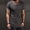 Grey, variant on Babysbule Mens Shirts Clearance Men's Fashion Retro Casual Solid Color Short Sleeve T Shirt Shirt
