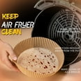 thumbnail image 4 of Doublure en Papier Jetable pour Friteuse à Air Chaud, 50 Pcs Doublures en Papier pour Friteuse à Air Antiadhésives et Résistantes à l'Huile, Imperméables pour Cuisson Rôtissage Micro-Ondes, 4 of 6
