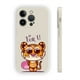 thumbnail image 1 of Exprese su personalidad con una imagen divertida y divertida, funda de teléfono plateada mate para iPhone 15 Pro Max 14 13 12 Pro 11, 1 of 4