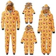 thumbnail image 1 of KOMOO Christmas Pajamas For Family Jumpsuits Pajamas Hooded Zipper Rompers Pjs Family Pajamas, 1 of 3