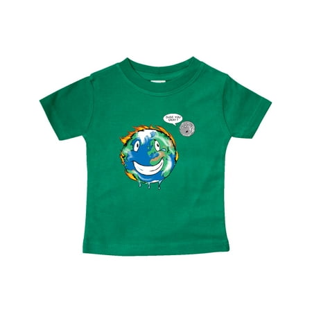 

Inktastic Earth on Fire Dude You Okay Gift Baby Boy or Baby Girl T-Shirt