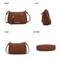 thumbnail image 5 of MKF Collection Essie Women's Crossbody Bag Vegan Leather Shoulder Bag Daily Handbag Purse by Mia K. - Taupe, 5 of 7