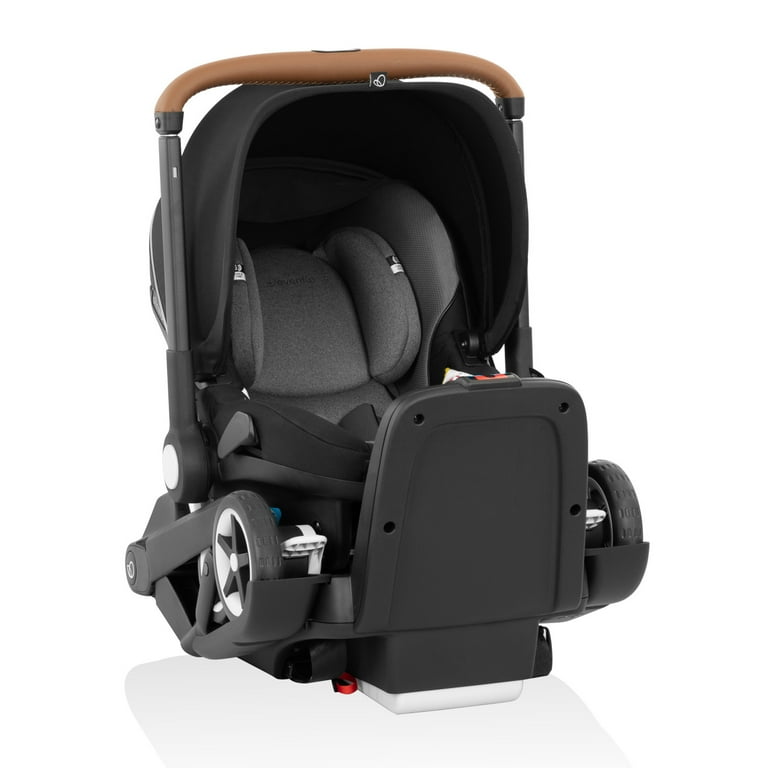 Evenflo Gold Shyft DualRide with Carryall Storage Infant Car Seat and Stroller Combo - Moonstone