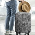 thumbnail image 2 of Black and Tan Leopard Print Luggage Cover Fashion Suitcase Cover Baggage Covers Fit 25-28 Inch Luggage (Go Travel), 2 of 5