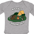 thumbnail image 4 of Inktastic My First Camping Trip-camping Hedgehog Boys or Girls Long Sleeve Baby Bodysuit, 4 of 5