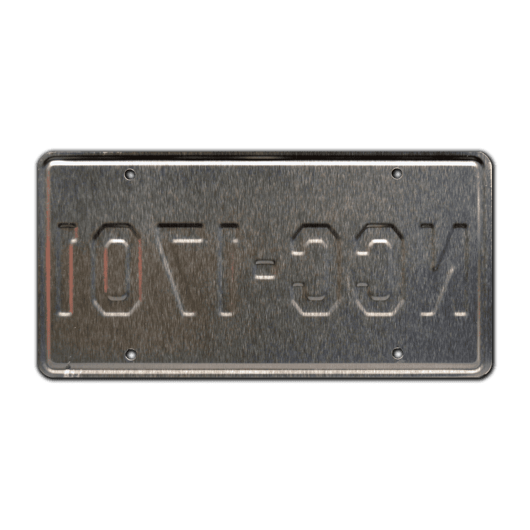 Star Trek + Heroes | NCC 1701 | Metal Stamped License Plates