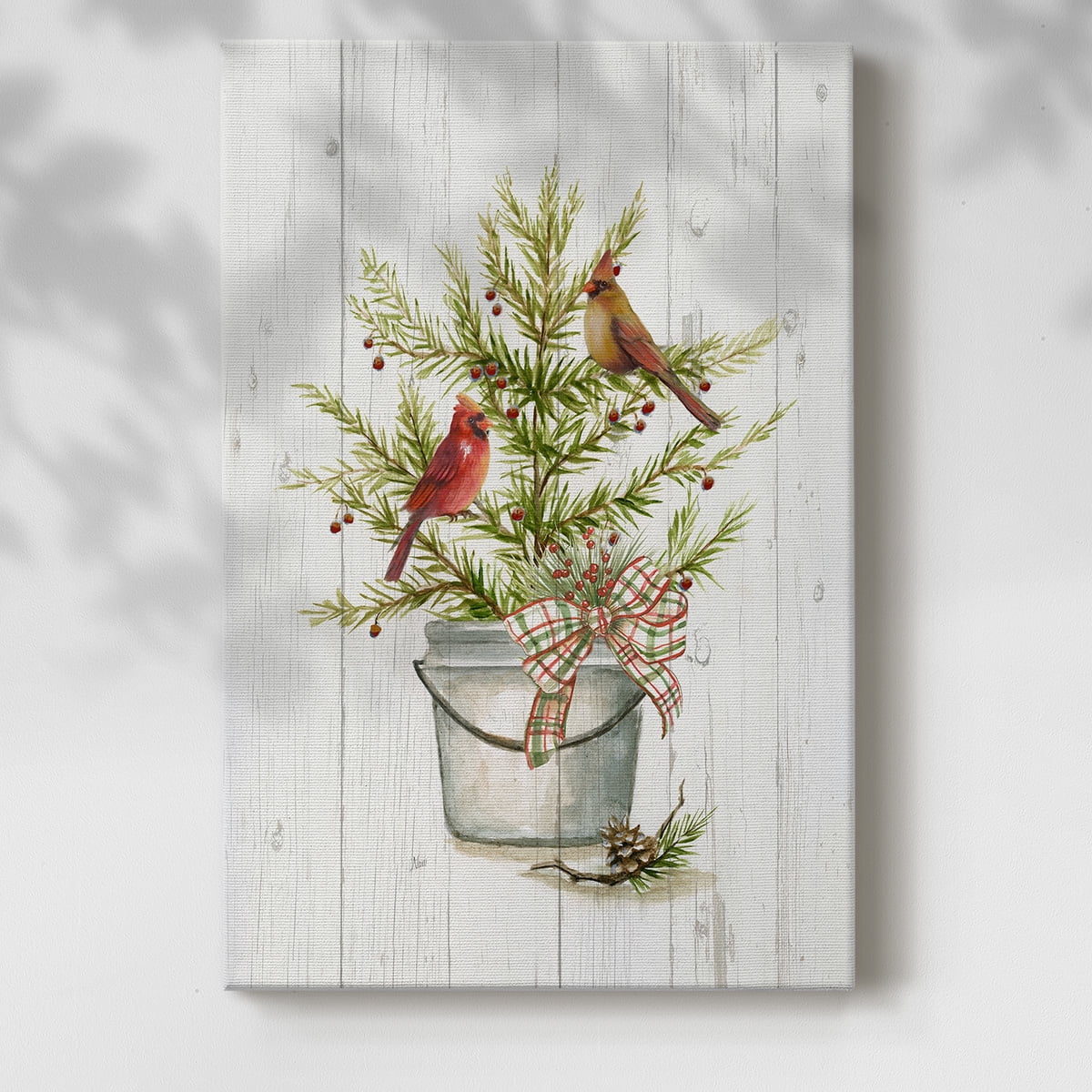 Winter Pine I- Gallery Wrapped Canvas
