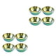 thumbnail image 3 of Bearachild Paquete de 4 platos de acero inoxidable para salsas, platos para condimentos, vinagre, utensilios de cocina, cuencos para mojar, Vistoso 2piezas, 3 of 6