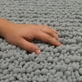 thumbnail image 6 of Mohawk Home Metaphor Plush Fade/Stain Resistant Non-Slip Machine Washable Bath Mat, Silver, 1' 5" x 2', 6 of 9