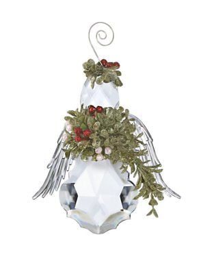 Kissing Krystals Bird Cage Mistletoe Christmas Ornament 6" Tall by Ganz 