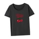 thumbnail image 5 of Camiseta de mujer Ropa de verano Trajes Tops de verano para viajar, viajar, ir de compras, L, 5 of 7