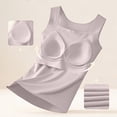 thumbnail image 5 of longantii Womens Built in Comfort Bra Tanktop, Seamless Shaper Bra Cami, Wire-Free Tank Tops with Support, Suitable for All Body Types Light pink XL, 5 of 9