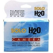 Solo H2O 35mm Single Use Underwater Camera with 27 Exposure IS0 400 Film