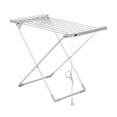 thumbnail image 1 of Luzkey Heated Clothes Drying Rack Aluminum Alloy Electric Folding Portable Dryer X Type Structure No Installation Required Suitable for Home Apartment Laundry Room 95cmx50cmx74cm, 1 of 8
