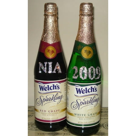 12 PACKS : Welch's Sparkling Juice Cocktail White Grape