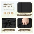 thumbnail image 2 of SONGMY 31 Gallon Resin Deck Box Waterproof Indoor Outdoor Storage Boxes for Patio Furniture Cushions and Garden Tools (Black, 31gallon-2 Packs), 2 of 7