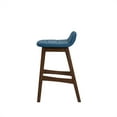 thumbnail image 3 of Chaise de Comptoir 24 Pouces Marron Moyen - Bleu (RTA), 3 of 7
