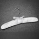 thumbnail image 5 of 5pcs luxury satin padded children's clothes garment hangers for kids - white, 5 of 5