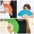 thumbnail image 7 of 20pcs Colorful Hand Fans for Women Summer Foldable Wooden Paper Fan Practical Cooling Tool Children Painting Fan for Party Church Wedding DIY Decoration Dancing Performance, 7 of 7