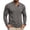 Dark Gray, variant on hoksml Men's Henley Crew Neck Long Sleeve T Shirt Contrast Stitch Chest Pocket Slim Stretch Top for Outdoor Work Daily Casual Wear
