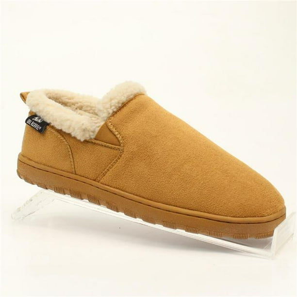 mens fleece lined slippers