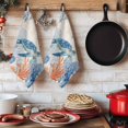 thumbnail image 6 of Sea Turtle Coastal Kitchen Towels Set of 1, Summer Beach Coral Nautical Rustic Absorbent Dish Towels for Kitchen, Microfiber Hand Towel, Quick Drying Tea Towel for Cleaning Decorative Dishcloths, 6 of 7