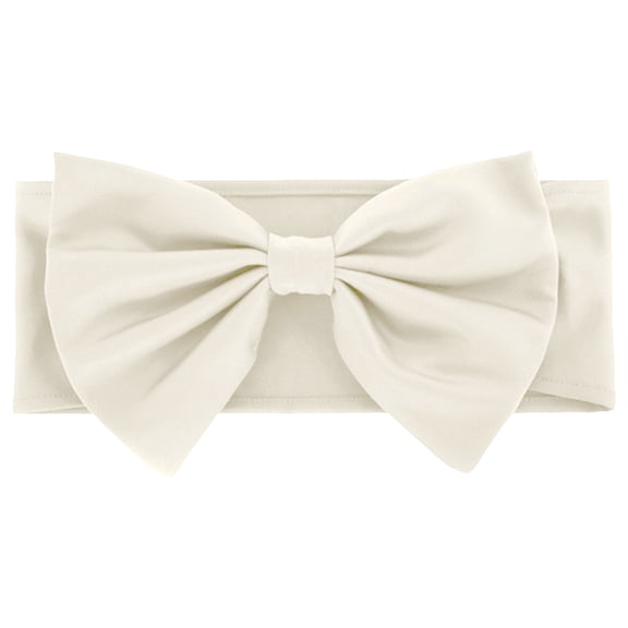 CMYYNNA 1 PCS Beige bow Chair Sashes Chair Cover Chair Spandex Bands Bows tie for Thanksgiving Christmas Wedding Banquet Birthday Party Events Hotel Decoration