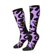 thumbnail image 2 of Bingfone Compression Socks for Women and Men Long Socks for Running Athletic Cycling Nurse-Cartoon Black Cats, 2 of 8