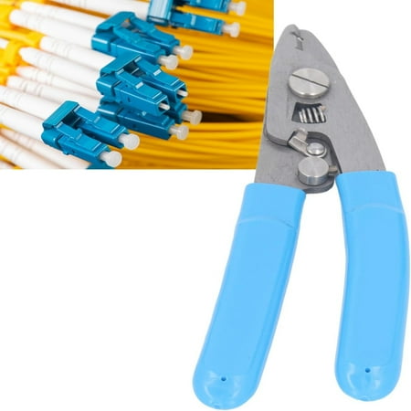 

Efficient Durable Blue Stainless Steel Fiber Optic Stripping Pliers with Precision Hobbing Cutters - High-Quality Fiber Wire Coating Stripper for 250Μm Outer Layer - Ideal for Profession