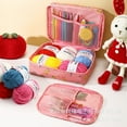 thumbnail image 3 of 59 Pcs Include 5 Skeins Yarn Hooks Needles Storage Bag Crochet Kit with Knitting Accessories Set for Beginners Gift Freeshipping, 3 of 7