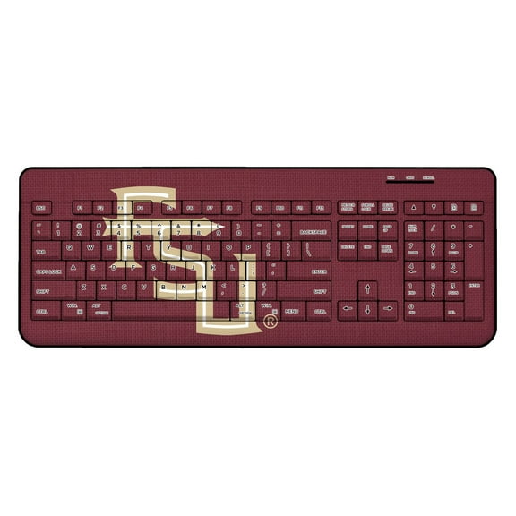 Florida State Seminoles Solid Design Wireless Keyboard